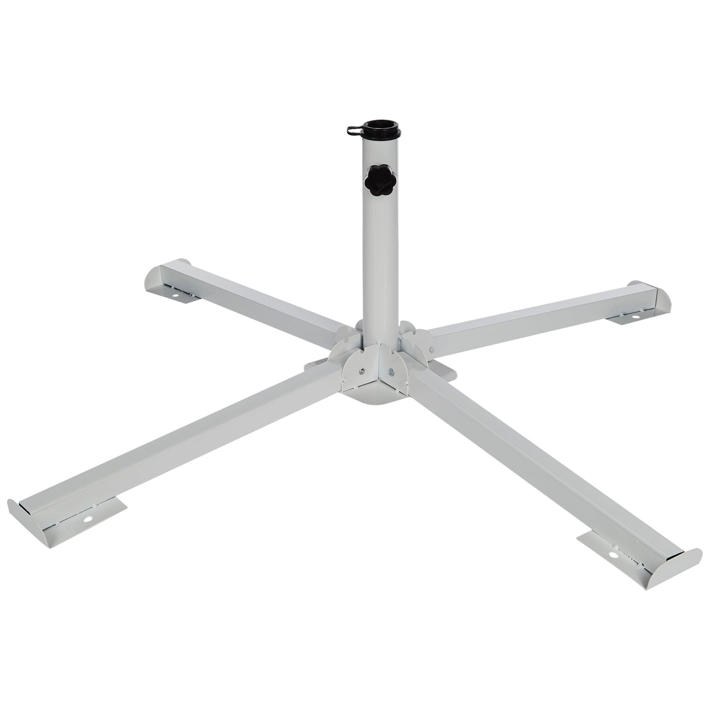 Procamp foldable metal umbrella base white colour PRO000022