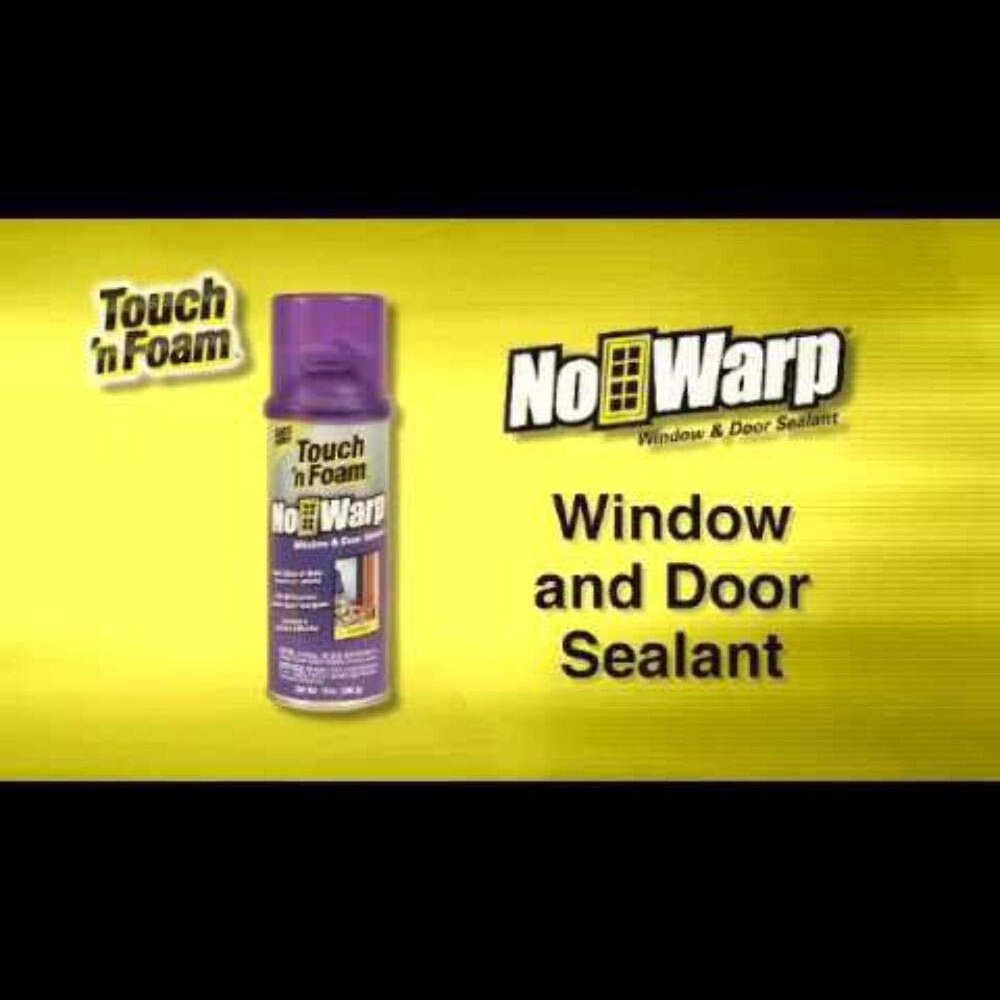 Touch 'n Foam 4001044000 No Warp Window and Door Sealant 12 Oz. White