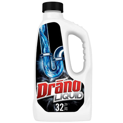 Drackett Drano Liquid Clog Remover Drain Cleaner,32oz