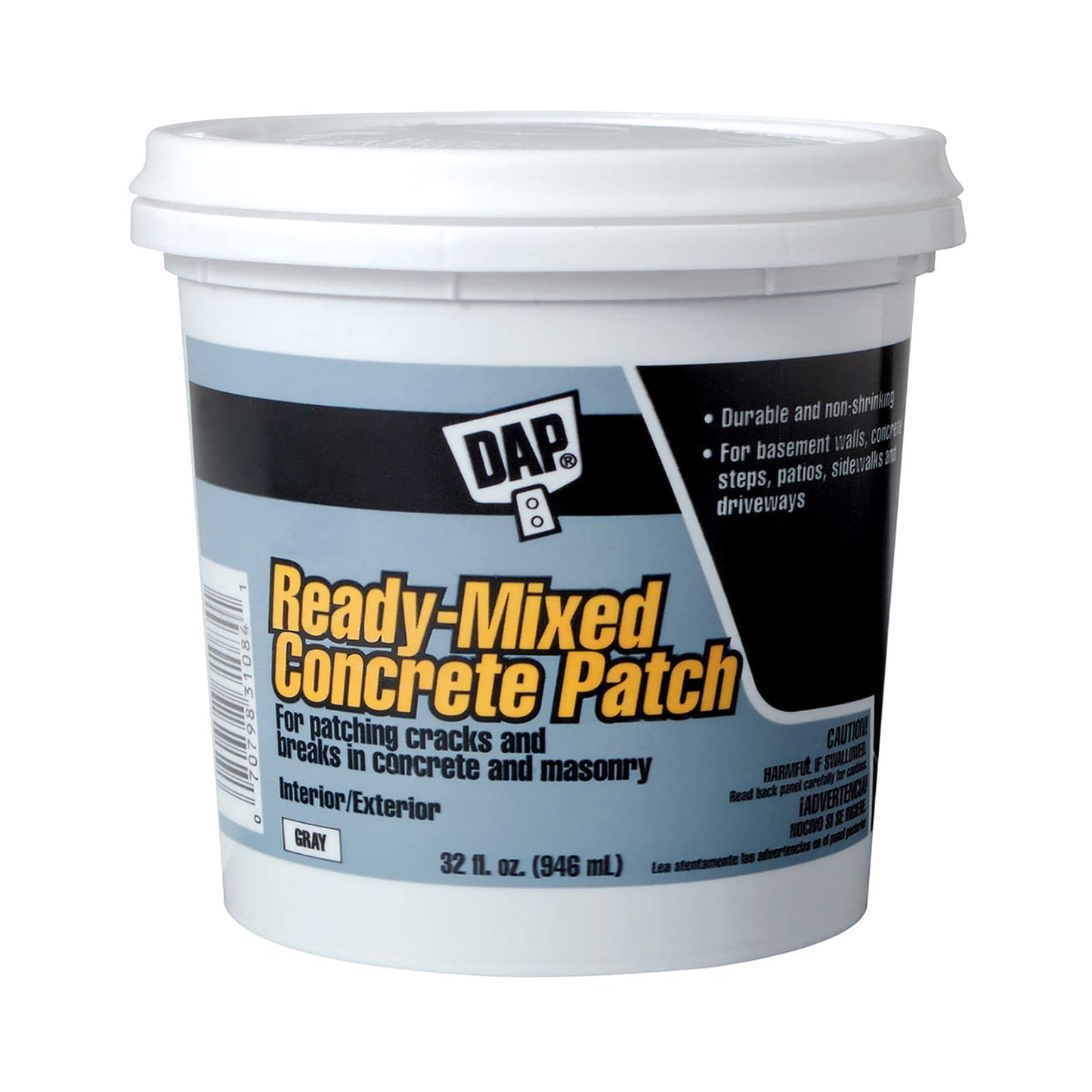 Dap 31084 Concrete Patch Interior and Exterior, 1-Quart