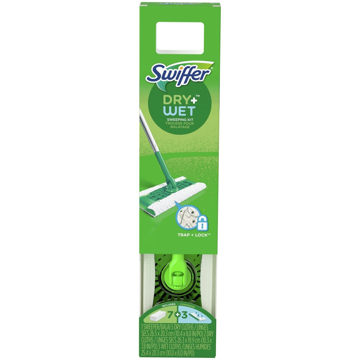 Swiffer Sweeper Start Kit, Green, 11 Piece Set, 521000