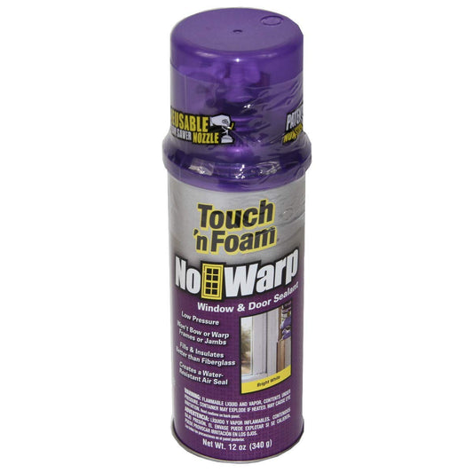 Touch 'n Foam 4001044000 No Warp Window and Door Sealant 12 Oz. White