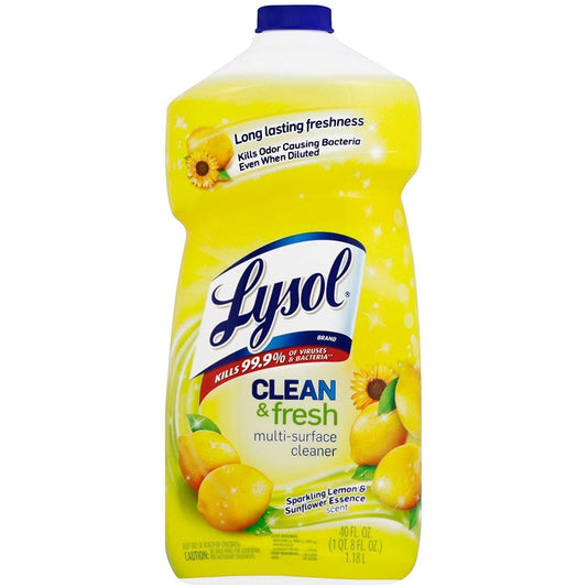 Lysol Power and Fresh All Purpose Cleaner, Lemon Sunflower, 40oz