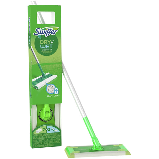 Swiffer Sweeper Start Kit, Green, 11 Piece Set, 521000