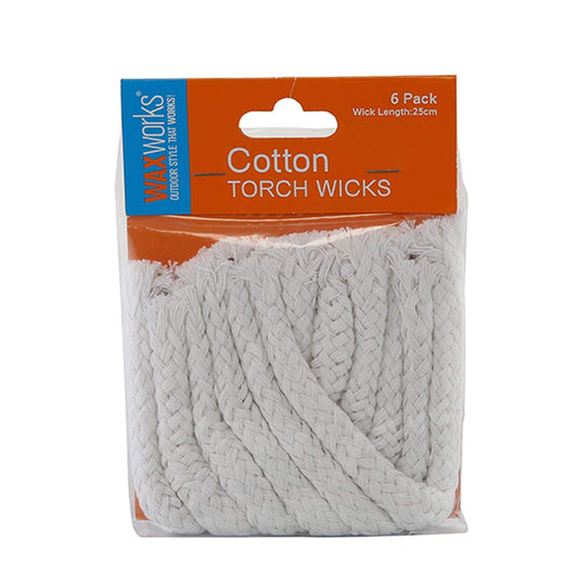 Waxworks Cotton Wicks (pack of 6)