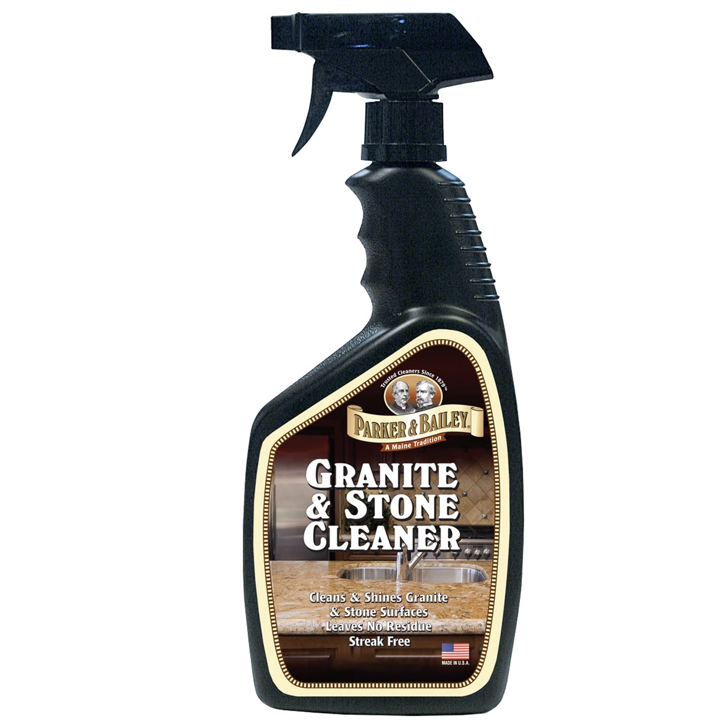 Parker & Bailey Granite & Stone Cleaner 24 oz, White, 24 Fl Oz