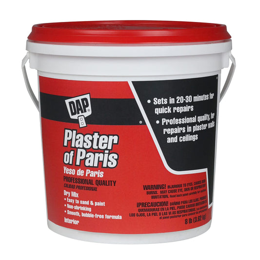 Dap 10310 Plaster of Paris Tub Molding Material, 8-Pound, Wh