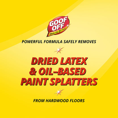 GOOF OFF FG900 Splatter Hardwoods Dried Paint Remover, – 12 oz. can, 12 Ounces