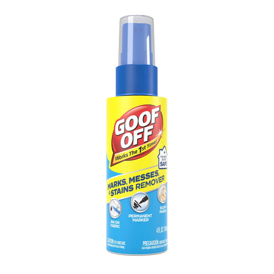 Goof Off - Household Heavy Duty Remover for Spots, Stains, Marks, and Messes – 4 fl. oz