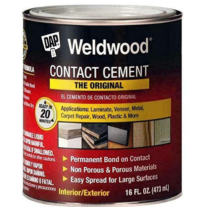 Dap 00271 Weldwood Contact Cement, 1-Pint