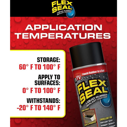 Flex Seal Spray Rubber Sealant Coating, 14-oz, Clear (2 Pack)