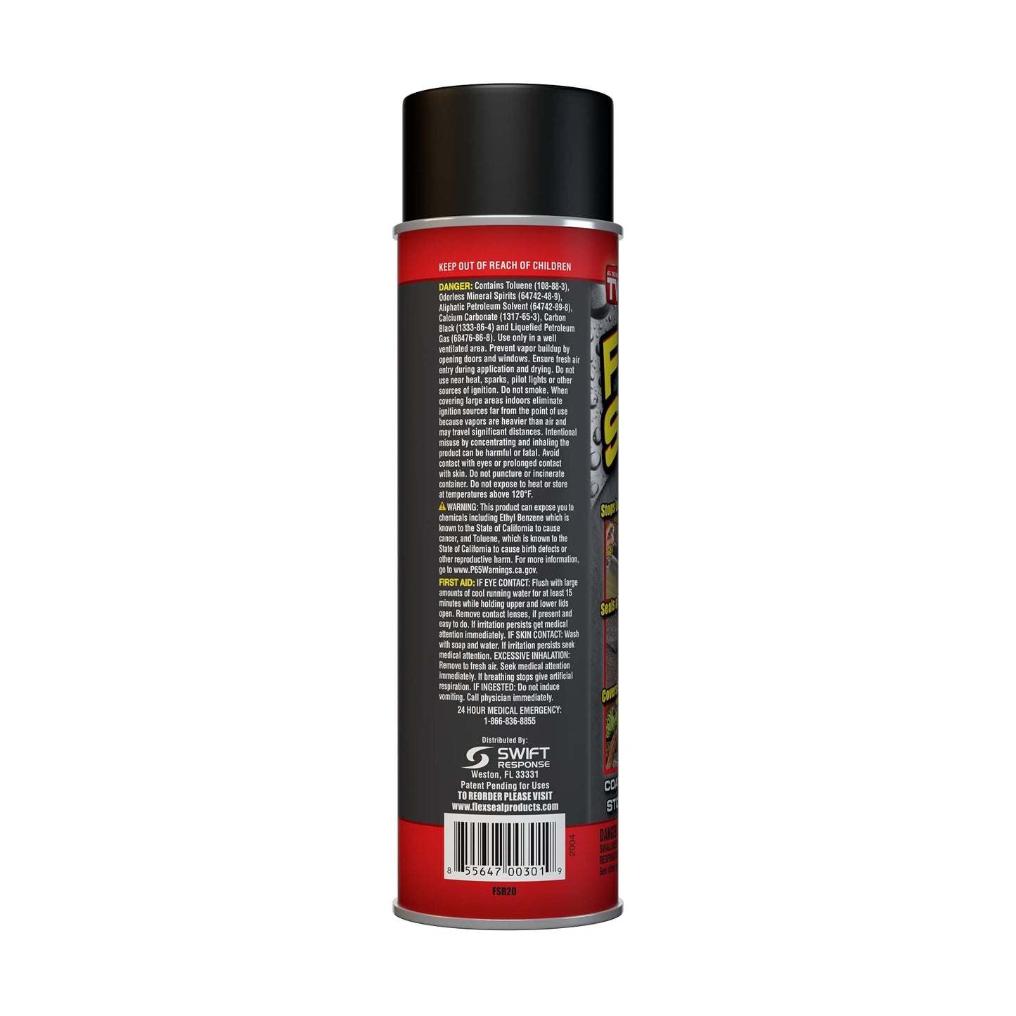 Flex Seal Spray Rubber Sealant Coating,14oz - Pack of 2 (Black)