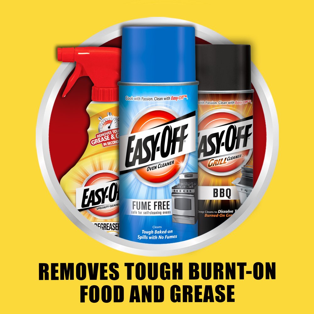 Easy-Off Heavy Duty Oven Cleaner, Regular Scent 14.5 oz Can (Packaging May Vary)