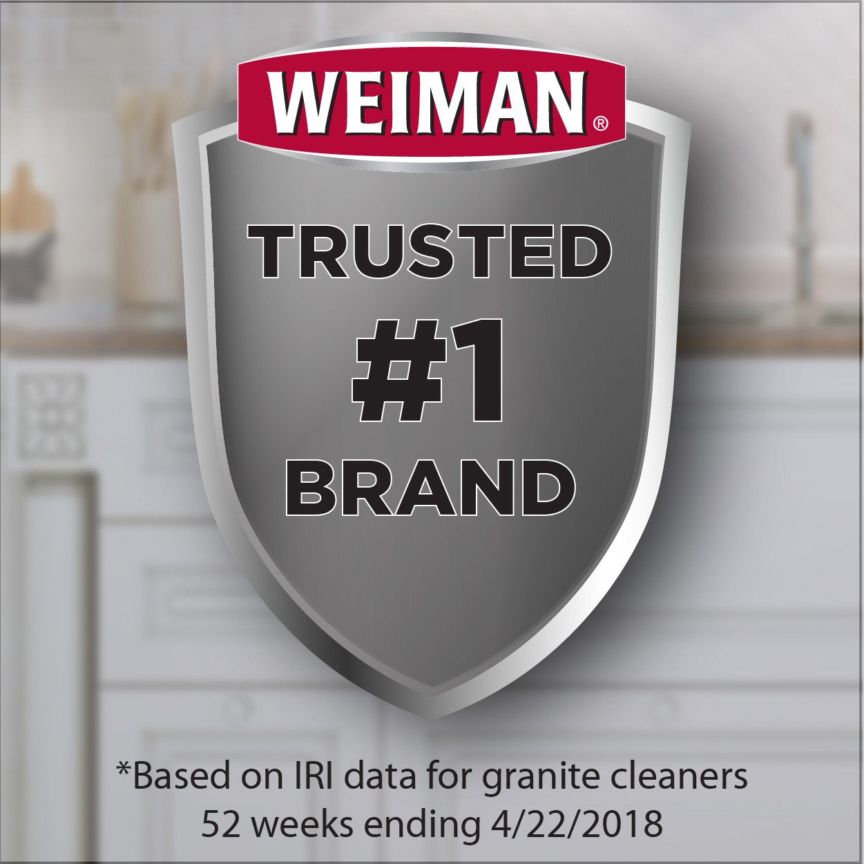 Weiman Stainless Steel & Granite Cleaner - 12 Ounce - for Countertop and Appliance Protect from Fingerprints Granite Cleaner and Polish - Enhance The Natural Beauty of Your Stone Surface - 12 Ounce