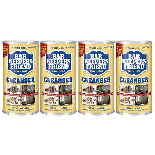 Bar Keepers Friend 15 Oz(Pack of 4)