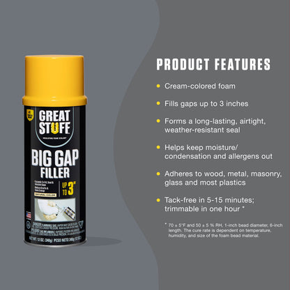 20 oz Big Gap Filler Insulating Foam Sealant (package may vary)