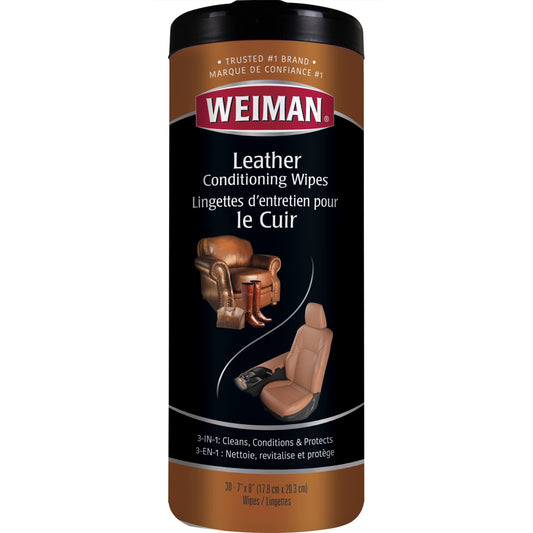 Weiman Leather Wipes - 30 ct