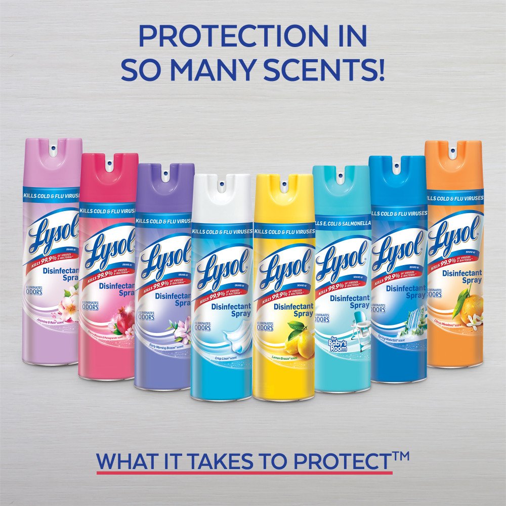 Lysol 12.5 oz. Disinfectant Spray Early Morning Breeze