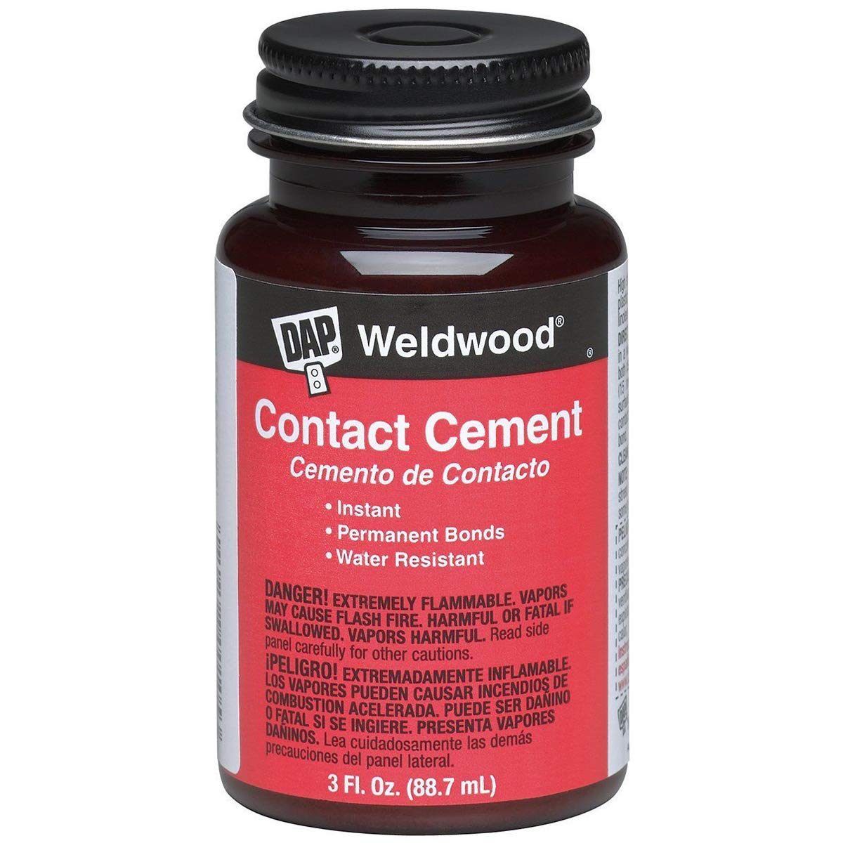 Dap Weldwood contact Cement - 107-3oz, Brown