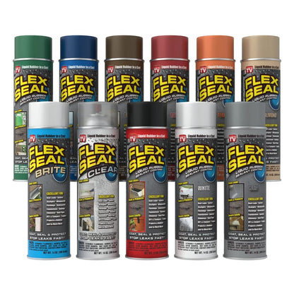 Flex Seal Spray Rubber Sealant Coating (14-oz, White) - Pack of 2