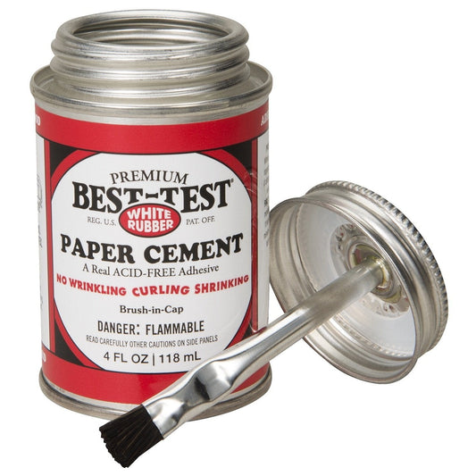 Best-Test Paper Cement,4oz Can