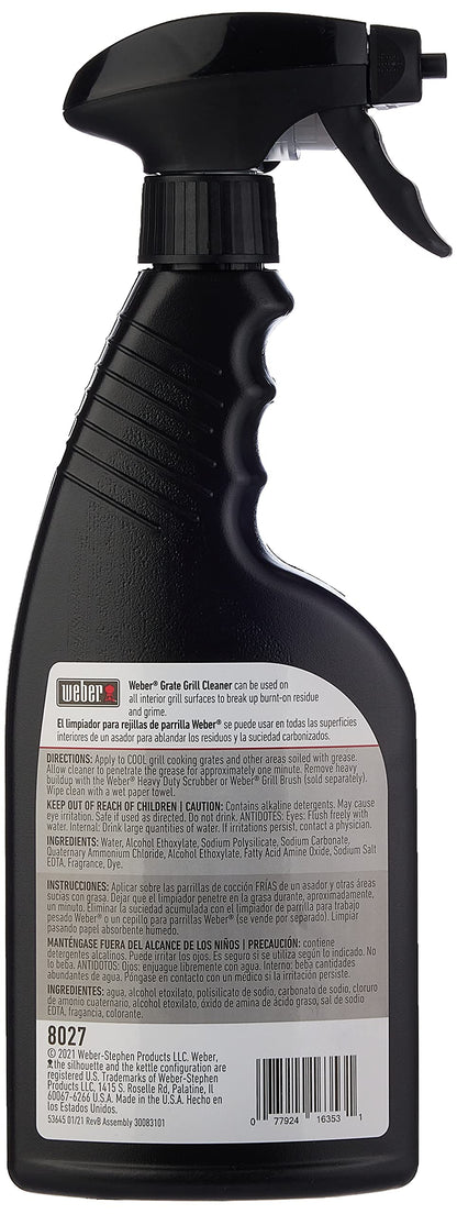 Weber 8027 Grill Grate Cleaner, Black