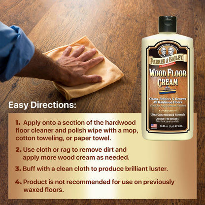 Parker & Bailey Wood Floor Cream 16oz