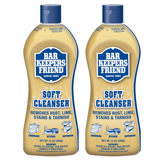 Bar Keepers Friend Soft Cleanser Premixed Formula | 13-Ounces | (2-Pack)