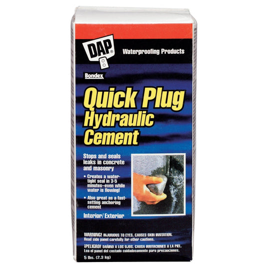 Dap 14086 5 Lb Box Quick Plug Hydraulic Cement