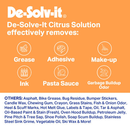 De-Solv-it 22608 Orange Sol Citrus Solution Spray, 12oz