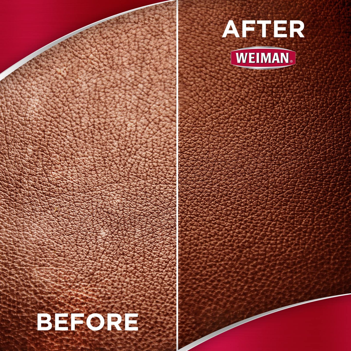 Weiman Leather Cleaner & Conditioner - 12 Fl Oz - Non Toxic Cleans Conditions and Restores Leather Surfaces - UV Protectants Help Prevent Cracking or Fading of Leather Couches Car Seats Shoes Purses