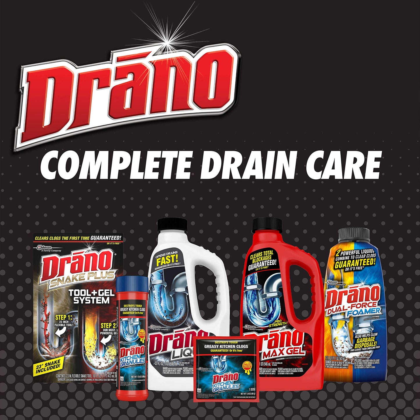 Drano Kitchen Granules Drain Clog Remover and Cleaner, Unclogs blockage from Grease or Cooking Oil, 8.8 oz