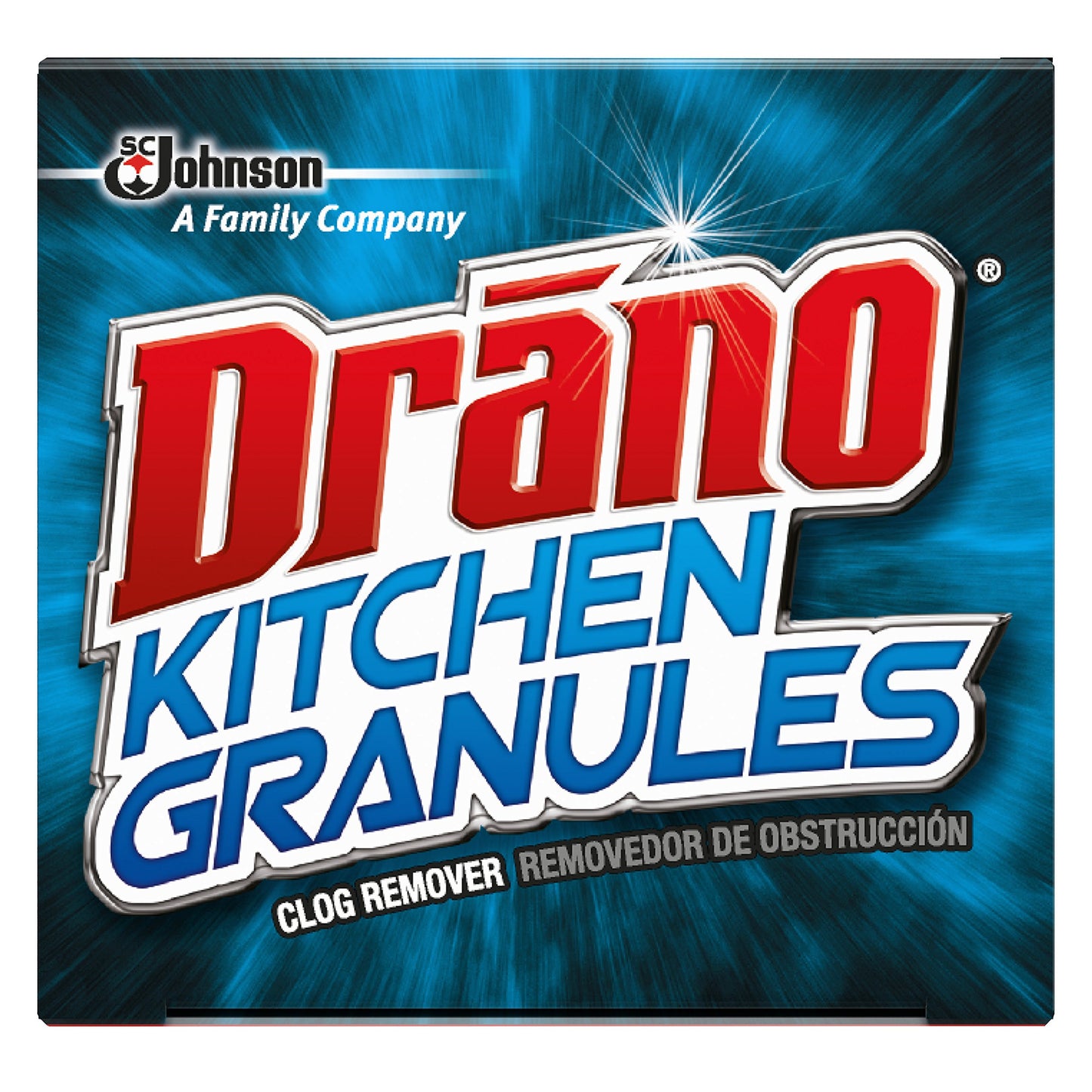 Drano Kitchen Granules Drain Clog Remover and Cleaner, Unclogs blockage from Grease or Cooking Oil, 8.8 oz